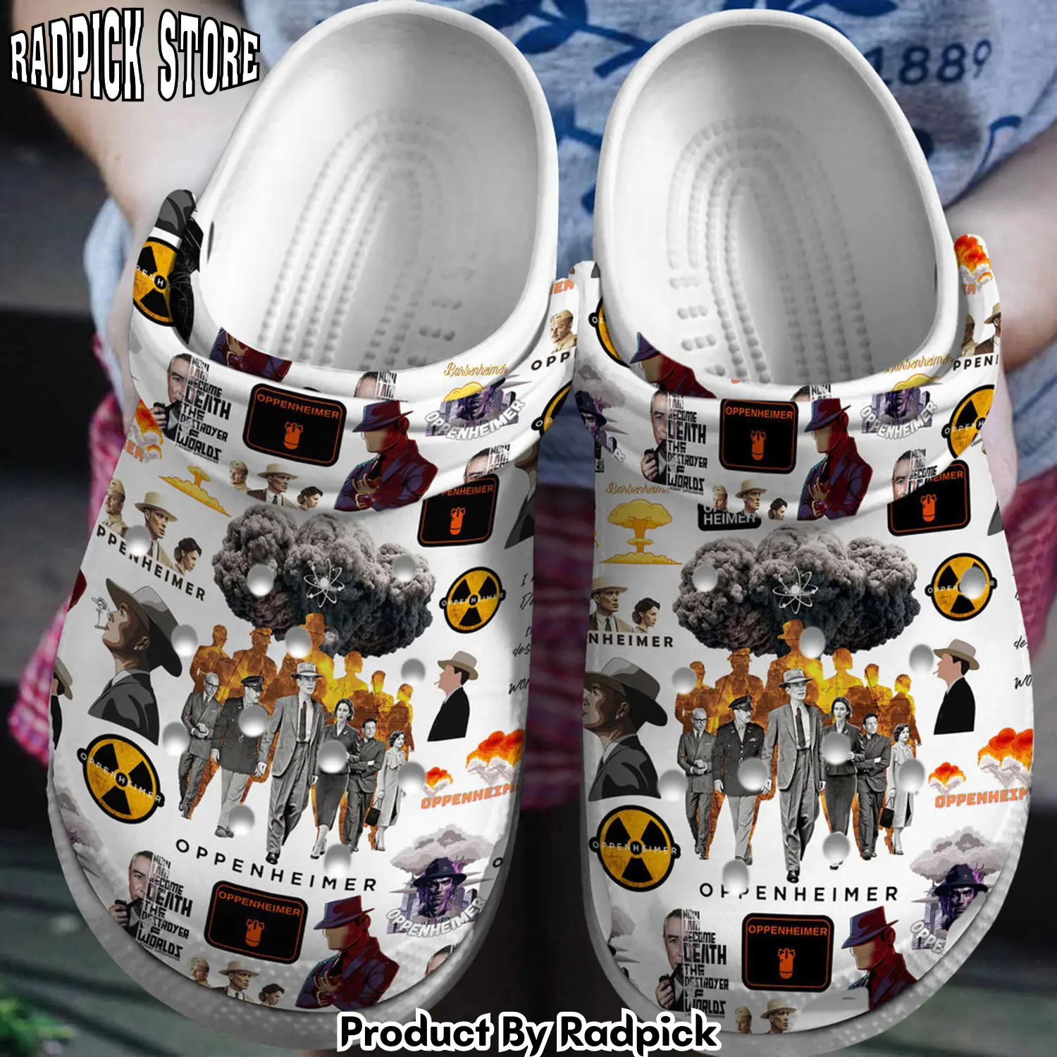 Radpick premium oppenheimer movie clogs shoes comfortable for men women rp6522174